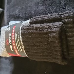 Wolverine Cushioned Wool Sock Large